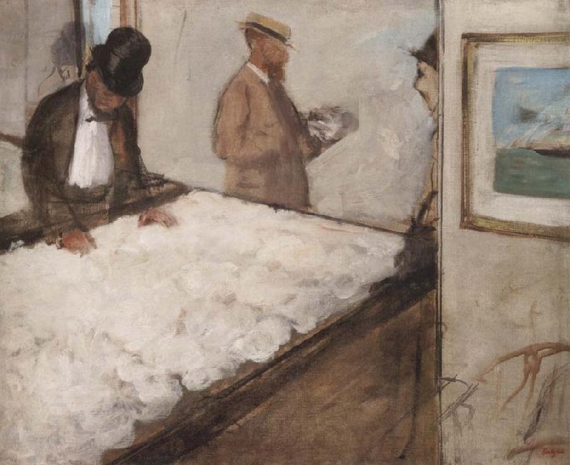 Edgar Degas Cotton Merchants in New Orleans China oil painting art